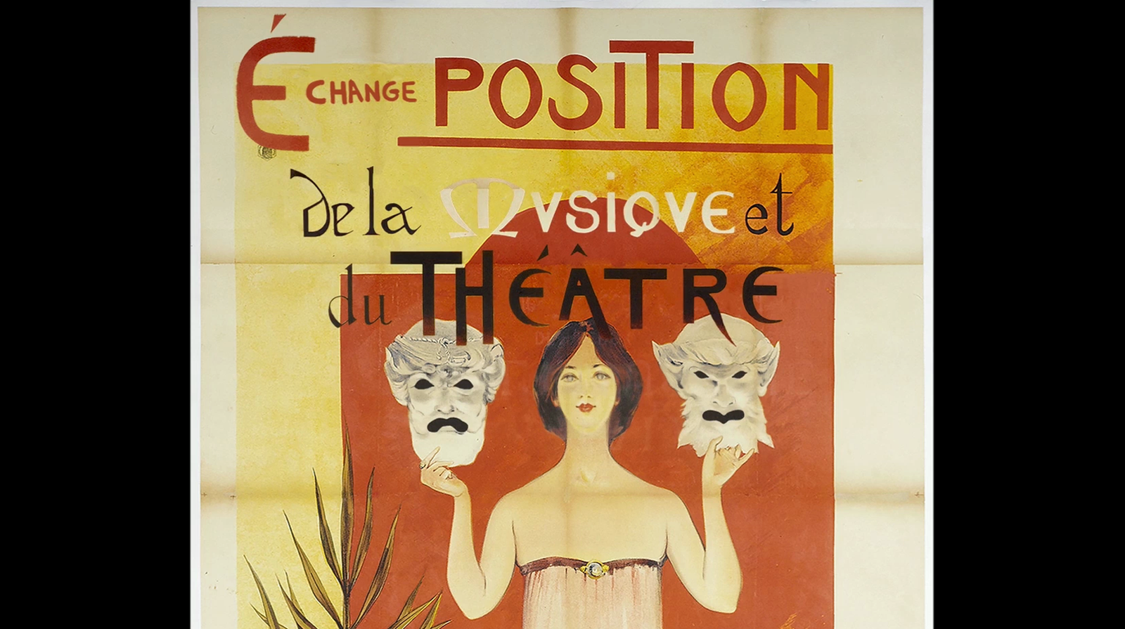 dettaglio sul titolo del poster con l'inversione di due righe su tre che lo compongono